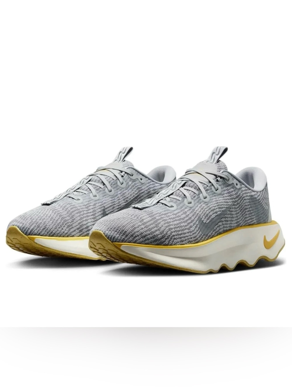 Nike Motiva Running Shoes Grey Cushioned Comfort Athletic Mens 7 Womens 8.5 New